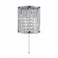Applique design Elise Aluminium Chrome 2 ampoules 17cm|Appliques murales|Luminaire Center