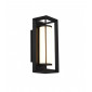 Applique murale Chaplin Acier Noir 1 ampoule 20cm|Appliques murales|Luminaire Center