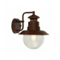 Applique murale Station Acier Brun Rouille 1 ampoule 27cm|Appliques murales|Luminaire Center