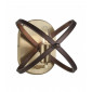 Applique murale Hoopla Acier Bronze 1 ampoule 20cm|Appliques murales|Luminaire Center