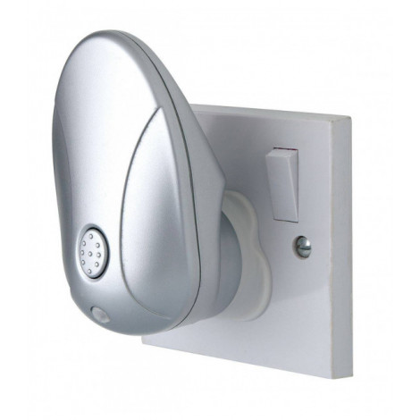 Applique murale Led Argent 1 ampoule 10cm|Appliques murales|Luminaire Center
