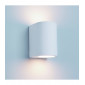 Applique murale Gypsum Plâtre Pouvant être peint 1 ampoule 20cm|Appliques murales|Luminaire Center