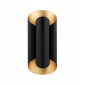 Applique murale Banks Acier Or noir 2 ampoules 42,6cm|Appliques murales|Luminaire Center