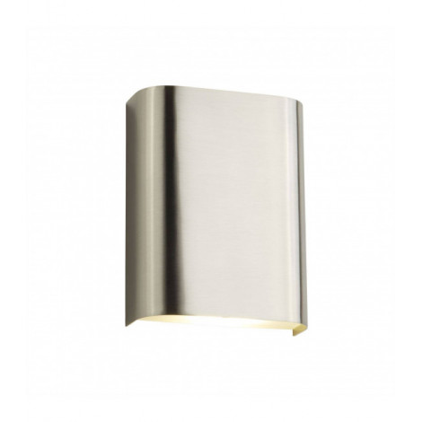 Applique murale Led Wall 2 ampoules Aluminium Argent satiné|Appliques murales|Luminaire Center