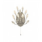 Applique design Peacock 2 ampoules Verre,acier doux Chrome,Transparent|Appliques murales|Luminaire Center