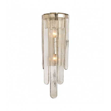 Applique design Fenwater Acier Nickel poli 2 ampoules 59,7cm|Appliques murales|Luminaire Center