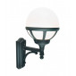 Applique globe Noir 1 ampoule 41cm|Appliques murales|Luminaire Center