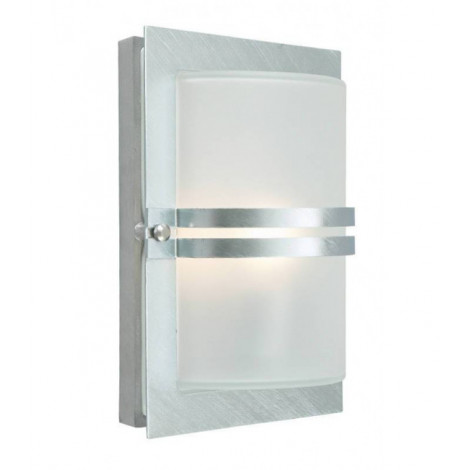 Applique murale Basel Galvanisé 1 ampoule 31cm|Appliques murales|Luminaire Center