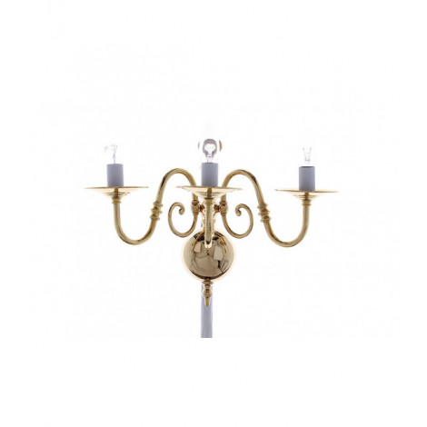 Applique murale Antwerp Laiton 3 ampoules 32cm|Appliques murales|Luminaire Center