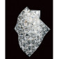 Applique design Diamond Chrome 1 ampoule 27cm|Appliques murales|Luminaire Center