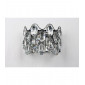 Applique design Raina Chrome 18 Cm|Appliques murales|Luminaire Center