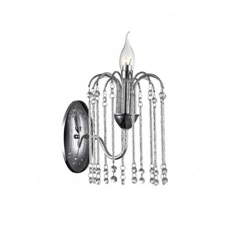 Applique murale Bette Chrome 1 ampoule 24cm|Appliques murales|Luminaire Center