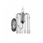 Applique murale Bette Chrome 1 ampoule 24cm|Appliques murales|Luminaire Center