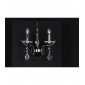 Applique murale Turin Noir,bronze 2 ampoules 35cm|Appliques murales|Luminaire Center