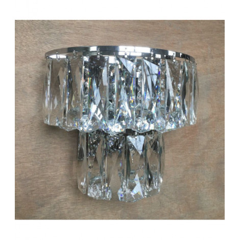 Applique design Lilou Chrome 3 ampoules 24cm|Appliques murales|Luminaire Center