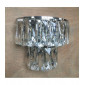 Applique design Lilou Chrome 3 ampoules 24cm|Appliques murales|Luminaire Center