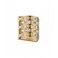 Applique design Lola Or 2 ampoules 21cm|Appliques murales|Luminaire Center