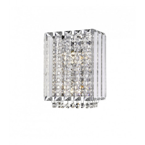 Applique design Diore Chrome 2 ampoules 21,8cm|Appliques murales|Luminaire Center