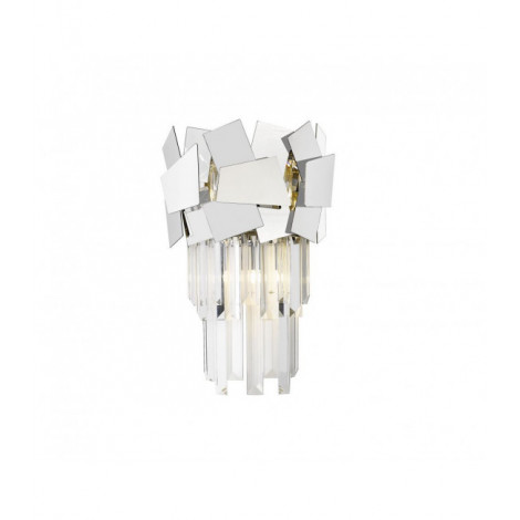 Applique design Celine Chrome 2 ampoules 34cm|Appliques murales|Luminaire Center