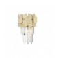 Applique design Celine Or 2 ampoules 34cm|Appliques murales|Luminaire Center