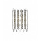 Applique design Belize Chrome 1 ampoule 24cm|Appliques murales|Luminaire Center