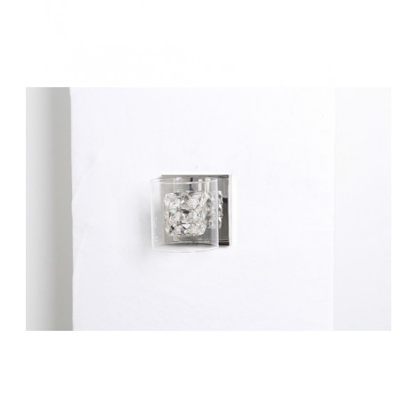 Applique design Sonja Chrome 1 ampoule 13cm|Appliques murales|Luminaire Center