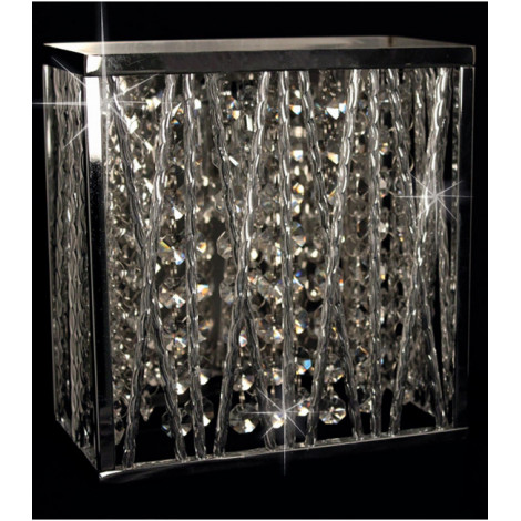 Applique design Melenki Chrome 19 Cm|Appliques murales|Luminaire Center