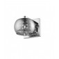 Applique design Deni Chrome 1 ampoule 12cm|Appliques murales|Luminaire Center