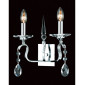 Applique murale Rhinestone Chrome 2 ampoules 24cm|Appliques murales|Luminaire Center