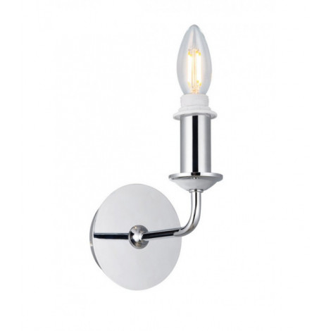 Applique murale Banyan Chrome poli 1 ampoule 18cm|Appliques murales|Luminaire Center