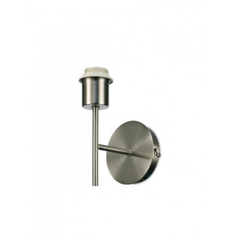 Applique murale Carlton Nickel satiné 1 ampoule 19,5cm|Appliques murales|Luminaire Center