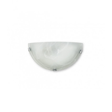 Applique murale Chester Chrome poli 1 ampoule 15,5cm|Appliques murales|Luminaire Center