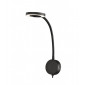 Applique avec liseuse Fusion Noir mat 1 ampoule 45cm|Appliques murales|Luminaire Center