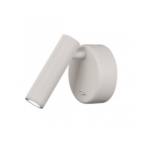 Applique avec liseuse Fusion blanc mat 1 ampoule 8,5cm|Appliques murales|Luminaire Center