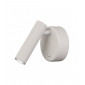 Applique avec liseuse Fusion blanc mat 1 ampoule 8,5cm|Appliques murales|Luminaire Center