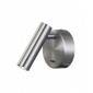 Applique avec liseuse Fusion Nickel satiné 1 ampoule 8,5cm|Appliques murales|Luminaire Center