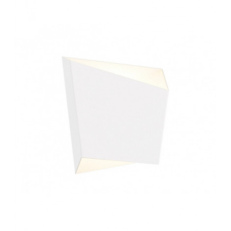 Applique murale Asimetric blanc 1 ampoule 21,5cm|Appliques murales|Luminaire Center
