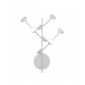 Applique LED intégré Adn blanc 8 ampoules 8,6cm|Appliques murales|Luminaire Center