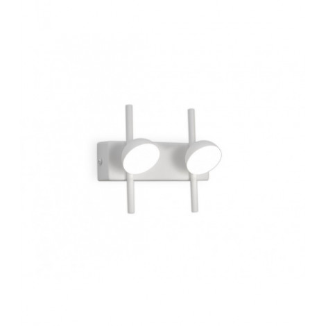 Applique LED intégré Adn blanc 2 ampoules 7,8cm|Appliques murales|Luminaire Center