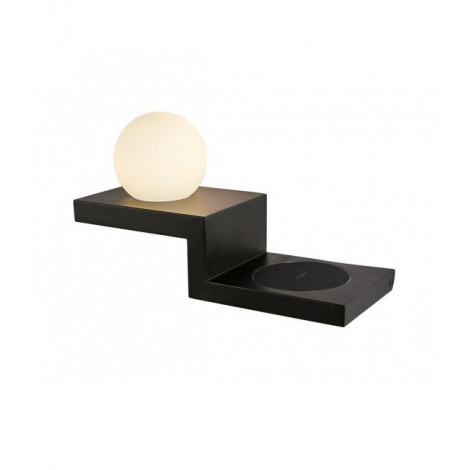 Applique LED intégré Zanzibar Noir 1 ampoule 17,8cm|Appliques murales|Luminaire Center