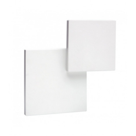 Applique LED intégré Fusion blanc mat 1 ampoule 14,5cm|Appliques murales|Luminaire Center