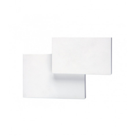 Applique LED intégré Fusion blanc mat 1 ampoule 11cm|Appliques murales|Luminaire Center