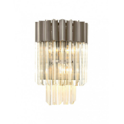 Applique design Nickel poli 3 ampoules 41cm|Appliques murales|Luminaire Center