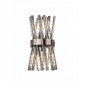 Applique design Nickel poli,Fumé 2 ampoules 46,7cm|Appliques murales|Luminaire Center