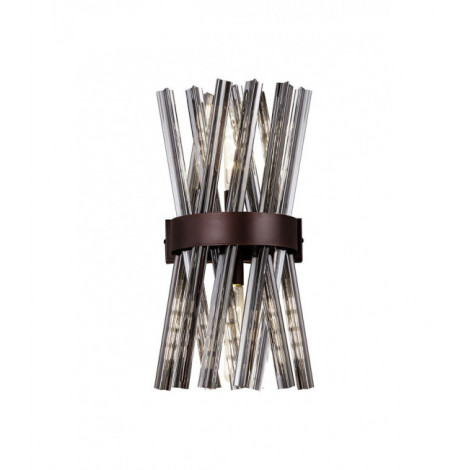 Applique design Fumé,Brun oxydé 2 ampoules 46,7cm|Appliques murales|Luminaire Center