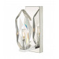 Applique design Crystal Cristal,chrome poli 1 ampoule 20cm|Appliques murales|Luminaire Center