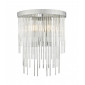 Applique design Isla Chrome poli,verre 2 ampoules 32,9cm|Appliques murales|Luminaire Center
