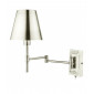 Applique murale Kensington Nickel poli 1 ampoule 31cm|Appliques murales|Luminaire Center