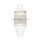 Applique design Lukas Chrome poli,verre 2 ampoules 48cm|Appliques murales|Luminaire Center