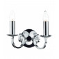 Applique murale Murray Chrome poli 2 ampoules 16cm|Appliques murales|Luminaire Center